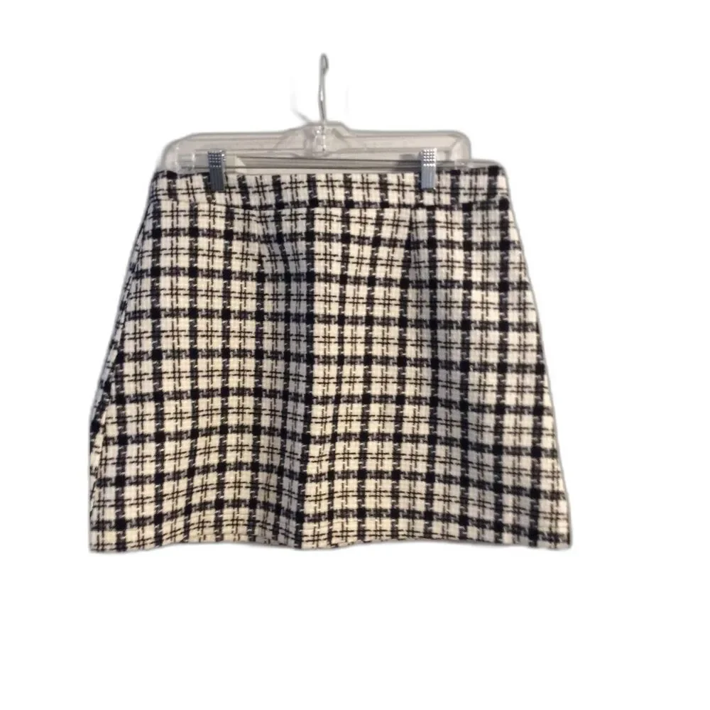 New NWT Plaid Skirt Womens Size 14 Lined Persun